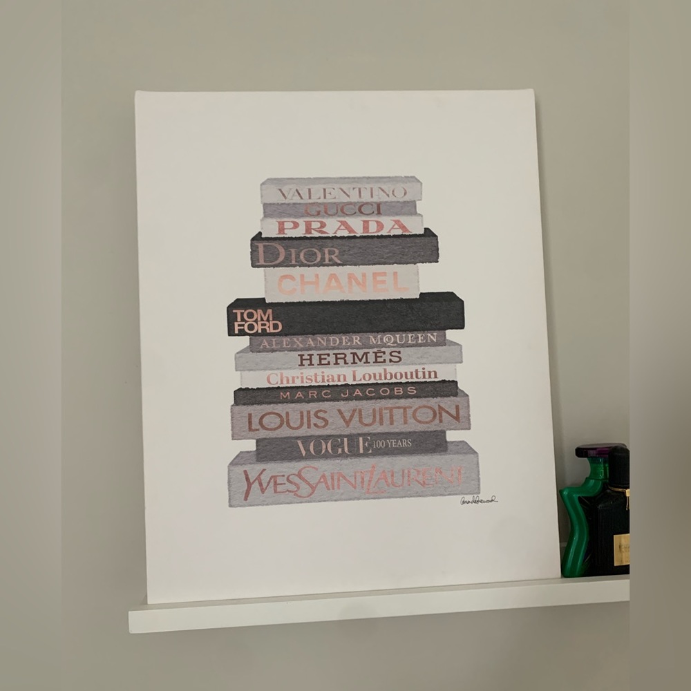 Fashion Bookstack Canvas